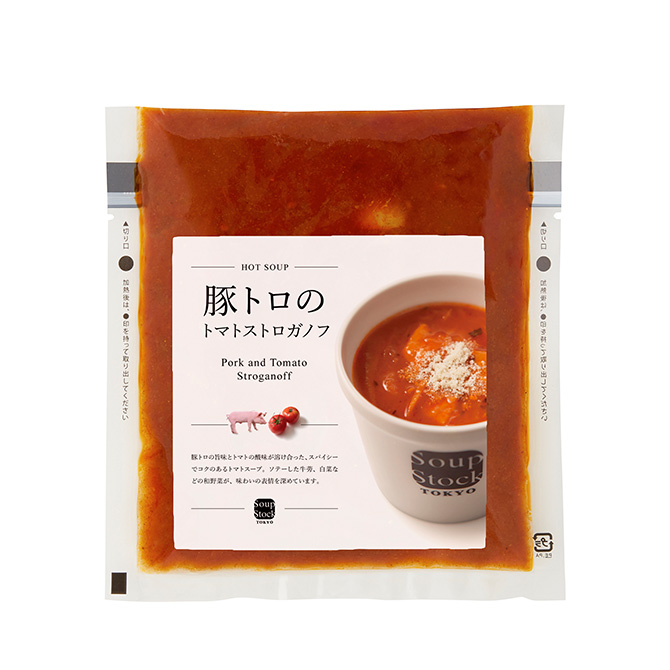 豚トロのトマトストロガノフ
